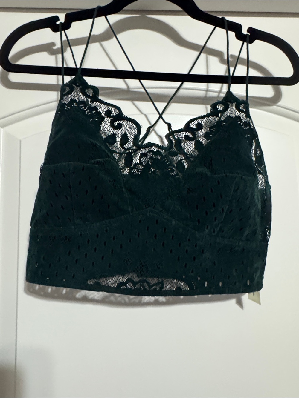 Free people one Women's Lace Bralette - Dark Green